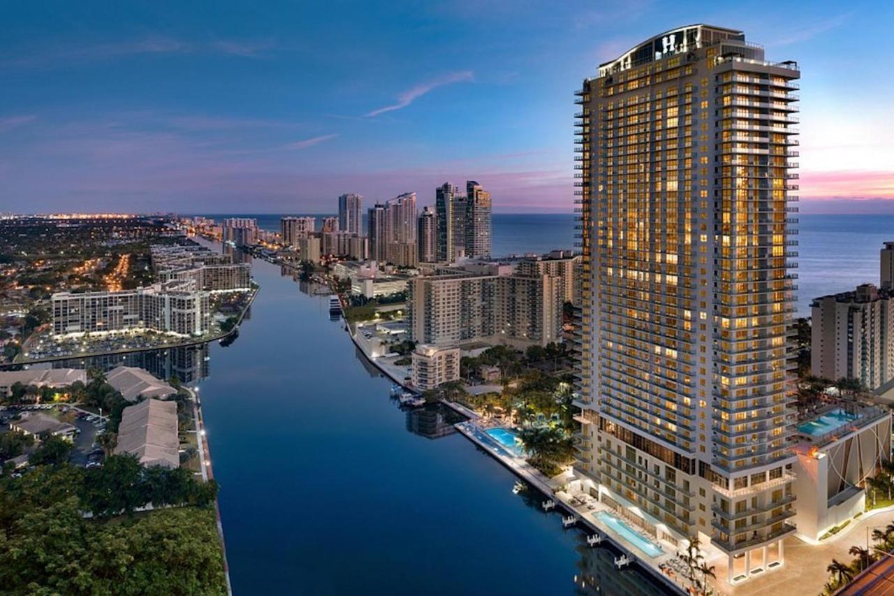 Hyde Beach House Three-Bedroom, Waterfront, Ocean And Intercostal View, Rooftop Pool, 5 Min Walk To Beach Hollywood Esterno foto